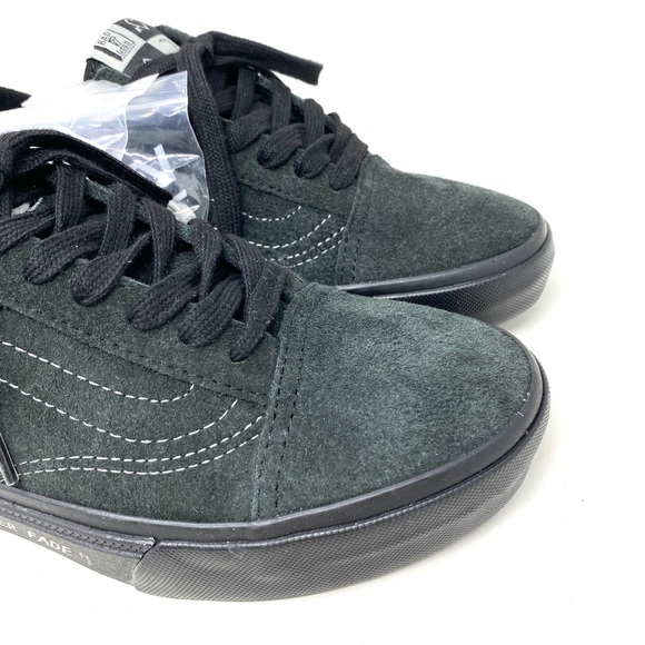 💖MEGA SALE💖VANS Bmx Old Skool Cuff Black Green Suede   Women’s  VN0A5JIPN42 - Picture 8 of 11